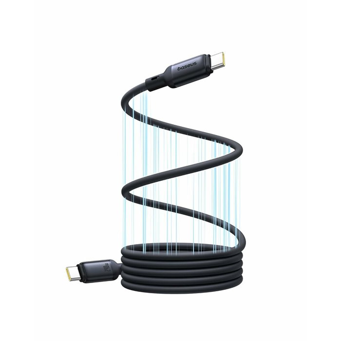 Baseus PicoGo Cable de Carga Magnético USB-C 240W 1m Negro Baseus PicoGo Cable de Carga Magnético USB-C 240W 1m Negro