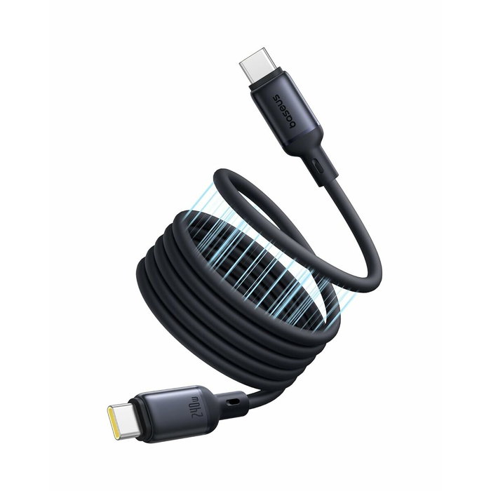 Baseus PicoGo Cable de Carga Magnético USB-C 240W 1m Negro Baseus PicoGo Cable de Carga Magnético USB-C 240W 1m Negro