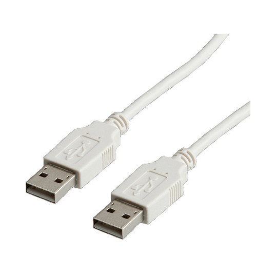 VALUE Cable USB 2.0 A-A de 3 m Blanco VALUE Cable USB 2.0 A-A de 3 m Blanco