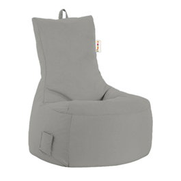 Atelier Del Sofa Puf de Jardín Fume, 60cm Ancho Asiento, 90cm Alto Respaldo, Impermeable, Comodidad y Estilo para Exterior