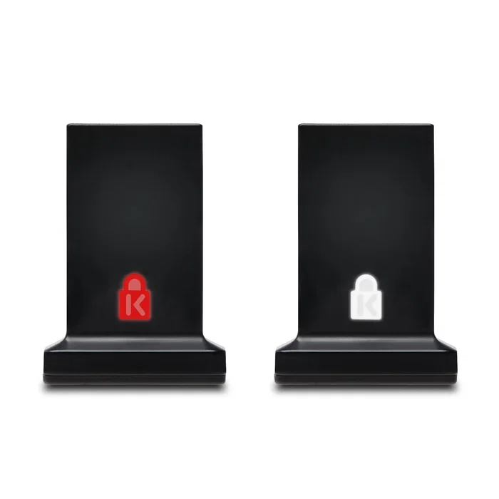 Kensington VeriMark Guard K64708WW K64709WW Lector de huella digital USB-A Negro - Clave de seguridad FIDO2, WebAuthn/CTAP2, FIDO U2F, Windows 10+