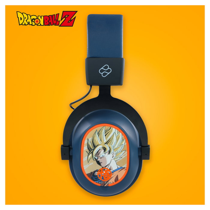 Fr Tec Auriculares Gaming Dragon Ball Trímode con Micrófono Integrado - Bluetooth, USB 2.4GHz y Jack 3.5 - Diadema