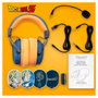 Fr Tec Auriculares Gaming Dragon Ball Trímode con Micrófono Integrado - Bluetooth, USB 2.4GHz y Jack 3.5 - Diadema