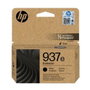 HP 937e EvoMore Cartucho de Tinta Negro XL Original Alto Rendimiento alta capacidad para OfficeJet Pro 9110, 9120, 9130, 9720, 9730 series de impresoras, 4S6W9NE