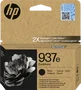 HP 937e EvoMore Cartucho de Tinta Negro XL Original Alto Rendimiento alta capacidad para OfficeJet Pro 9110, 9120, 9130, 9720, 9730 series de impresoras, 4S6W9NE