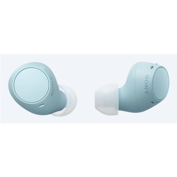 Sony Auriculares Inalámbricos WF-C510 True Wireless Bluetooth 5.3, Resistentes al Sudor y Salpicaduras IPX4, Micrófono Integrado, Azul