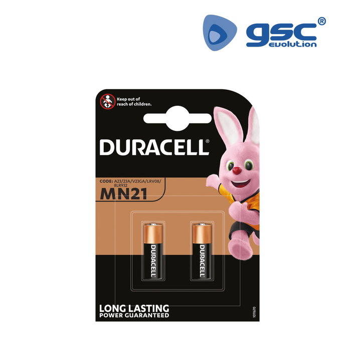 Duracell Pila alcalina MN21 (3LR50) Blister 2 Duracell Pila alcalina MN21 (3LR50) Blister 2