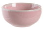 DKD Home Decor Set de 6 Cuencos de Gres Esmaltado Rosa