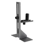 Abysm Soporte de tarjeta gráfica GPU ajustable en altura gris/negro