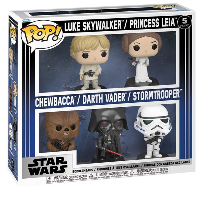 FUNKO Blister 5 figuras POP Star Wars