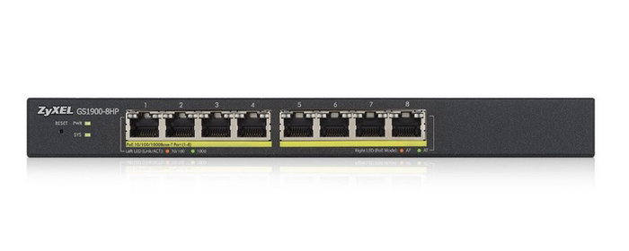 Zyxel GS1900-8HP v3 PoE Gestionado L2 Gigabit Ethernet Negro