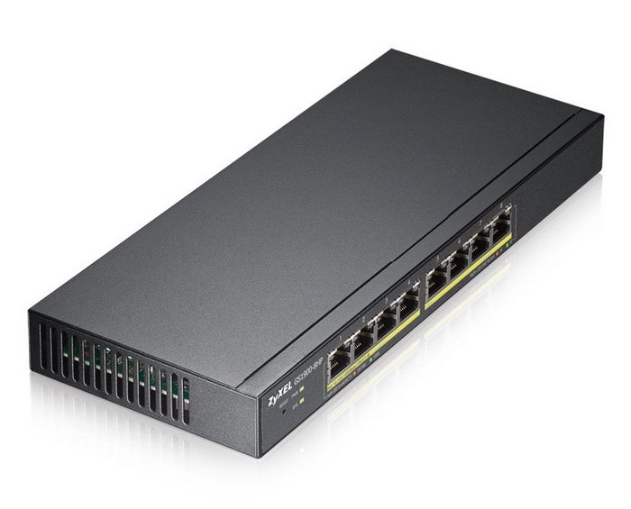 Zyxel GS1900-8HP v3 PoE Gestionado L2 Gigabit Ethernet Negro