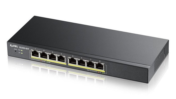 Zyxel GS1900-8HP v3 PoE Gestionado L2 Gigabit Ethernet Negro
