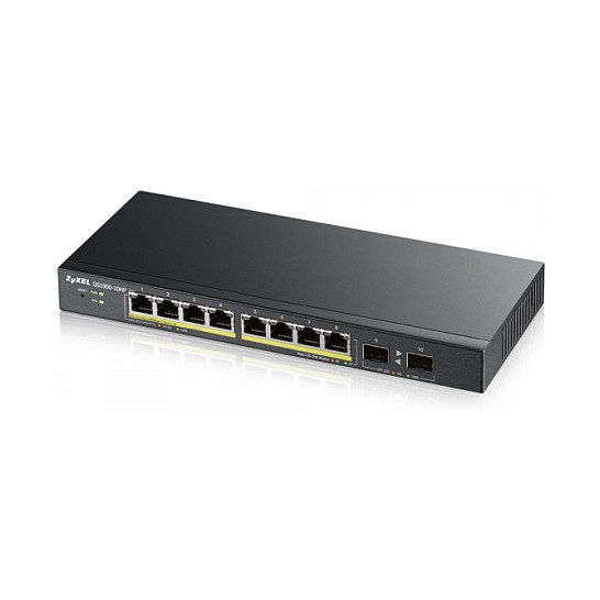 Zyxel GS1900-8HP v3 PoE Gestionado L2 Gigabit Ethernet Negro