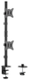 AISENS Soporte de Mesa Eco para 2 Monitores/TV de 17-32 pulgadas, Negro