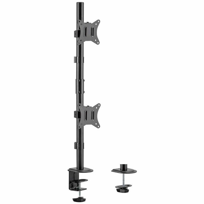 AISENS Soporte de Mesa Eco para 2 Monitores/TV de 17-32 pulgadas, Negro