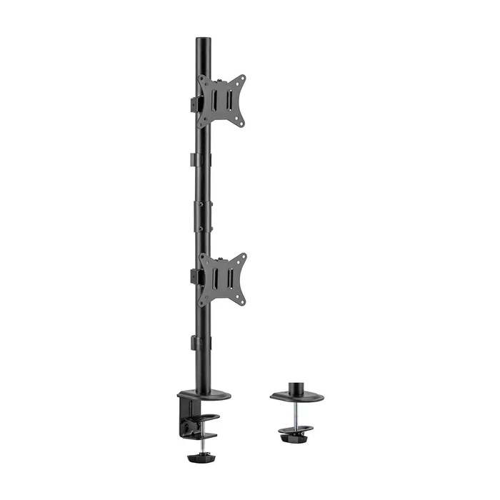 AISENS - SOPORTE DE MESA ECO GIRATORIO E INCLINABLE PARA 2 MONITOR/TV 9KG DE 17-32, NEGRO AISENS - SOPORTE DE MESA ECO GIRATORIO E INCLINABLE PARA 2 MONITOR/TV 9KG DE 17-32, NEGRO
