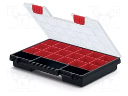 KISTENBERG Contenedor NORB 35 Negro con Cajitas
