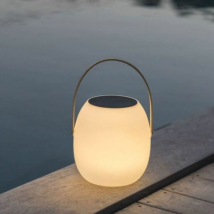 Lumisky Lámpara solar portátil JIMMY LED blanco con puerto USB