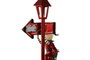 DKD Home Decor Figura LED de Resina Farola Elfo Multicolor