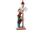 DKD Home Decor Figura LED de Resina Farola Elfo Multicolor