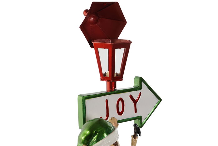 DKD Home Decor Figura LED de Resina Farola Elfo Multicolor DKD Home Decor Figura LED de Resina Farola Elfo Multicolor