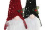 DKD Home Decor Figura Gnomo Navidad Tradicional Verde Rojo Poliester/PE 9 x 50 x 13 cm (4 Unidades)