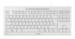 Cherry STREAM KEYBOARD TKL JK-8600DE-0 Blanco/Gris