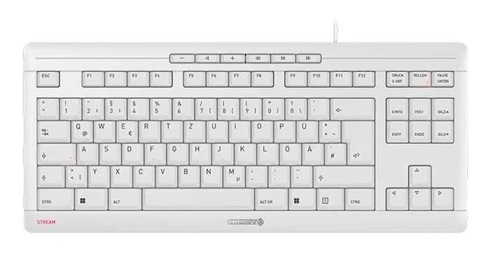 Cherry STREAM KEYBOARD TKL QWERTZ Alemán Blanco Cherry STREAM KEYBOARD TKL QWERTZ Alemán Blanco