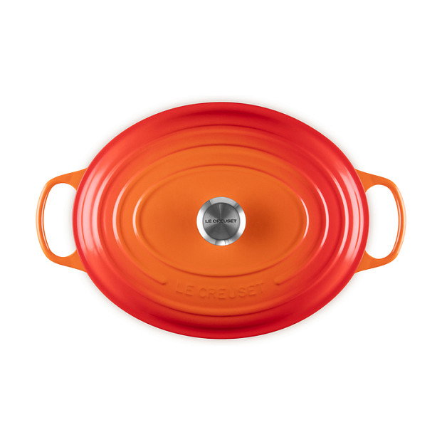 Le Creuset Signature Asador Ovalado 35cm Naranja Le Creuset Signature Asador Ovalado 35cm Naranja
