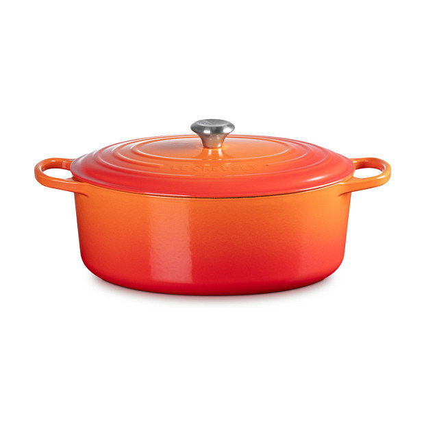 Le Creuset Signature Asador Ovalado 35cm Naranja Le Creuset Signature Asador Ovalado 35cm Naranja