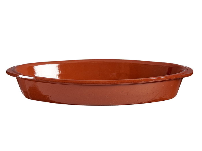 La Dehesa Fuente Oval Barro Refractario Color Miel 32x18 cm (Set de 8)