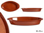 La Dehesa Fuente Oval Barro Refractario Color Miel 32x18 cm (Set de 8)