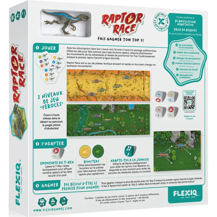 Asmodee Carrera de Rapaces - Juego de fiesta para 2 a 6 jugadores, interior, desde 8 años, idioma francés - ASM1754803786382
