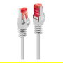 LINDY 47380 Cable de Red Cat6 S/FTP RJ-45 Macho 0.30m (0,3 m) - Blanco - S-STP, 250 MHz, AWG 28, PVC, 10/100/1000Base-T, para Ethernet
