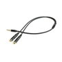 GEMBIRD Cable de audio Jack 3,5mm 4pin a 2x Jack 3,5mm