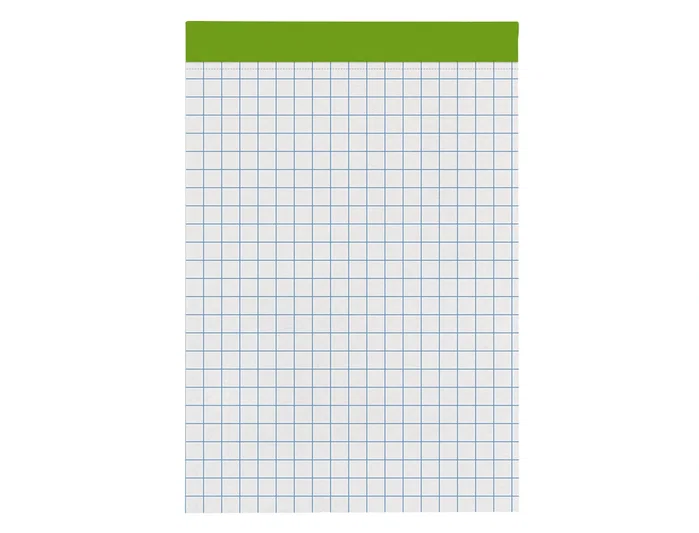 Liderpapel Bloc de notas cuadriculado 4 mm A7 de 80 hojas Liderpapel Bloc de notas cuadriculado 4 mm A7 de 80 hojas