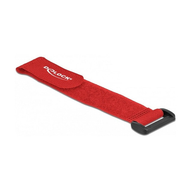 DeLOCK Bridas de cable con gancho y lazo 190 x 25 mm rojo, 5 piezas DeLOCK Bridas de cable con gancho y lazo 190 x 25 mm rojo, 5 piezas