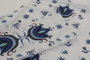 DKD Home Decor Delantal Tradicional Azul Blanco 0.5 x 80 x 60 cm Set de 2 (4 Unidades)