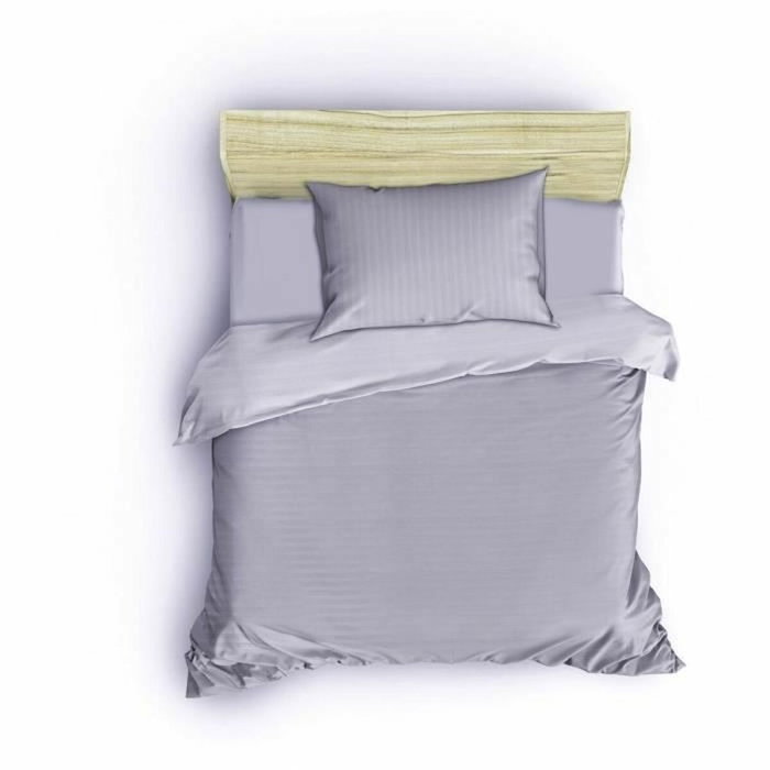 Aucune Juego de Cama Gris con Funda Nórdica de 220x240 cm y 2 Fundas de Almohada Aucune Juego de Cama Gris con Funda Nórdica de 220x240 cm y 2 Fundas de Almohada