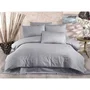 Juego de Cama 220x240 cm con 2 Fundas de Almohada 60x60 cm - Gris - 70% Poliéster, 30% Algodón