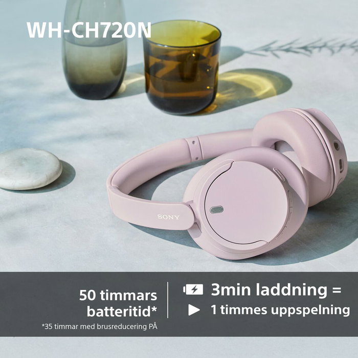 Sony WH-CH720N Auriculares Inalámbricos con Micrófono Rosa