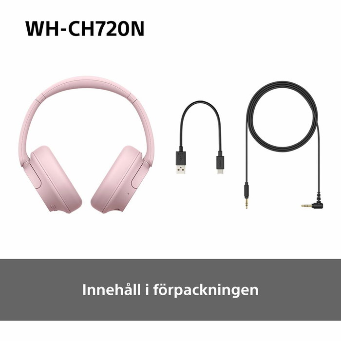 Sony WH-CH720N Auriculares Inalámbricos con Micrófono Rosa