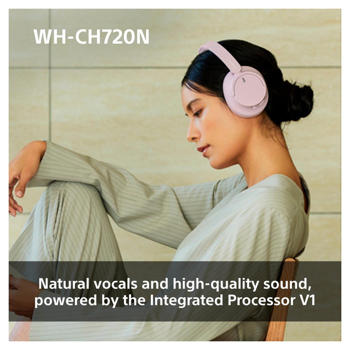 Sony WH-CH720N Auriculares Inalámbricos con Micrófono Rosa