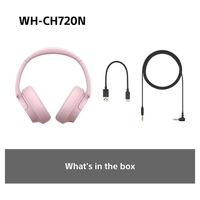 Sony WH-CH720N Auriculares Inalámbricos con Micrófono Rosa