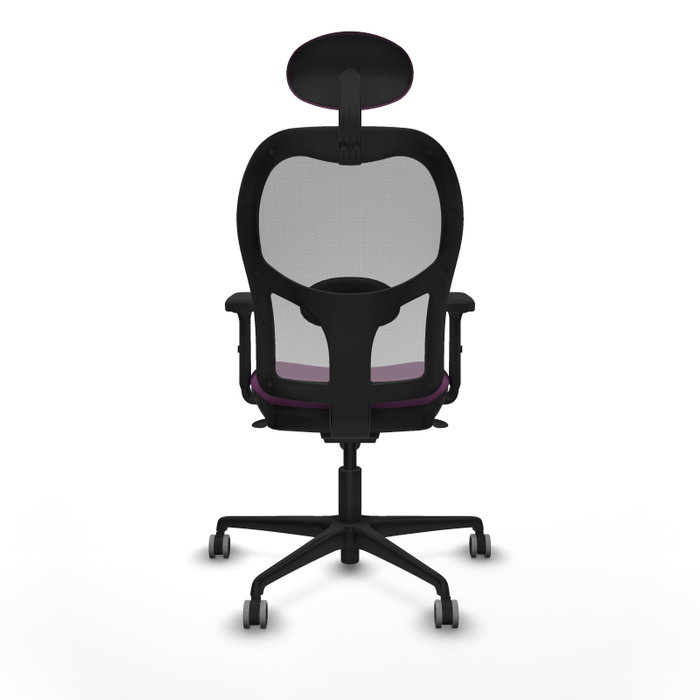 PIQUERAS Y CRESPO Silla de oficina Jorquera con mecanismo Sincro, Morado y Gris
