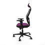 PIQUERAS Y CRESPO Silla de oficina Jorquera con mecanismo Sincro, Morado y Gris