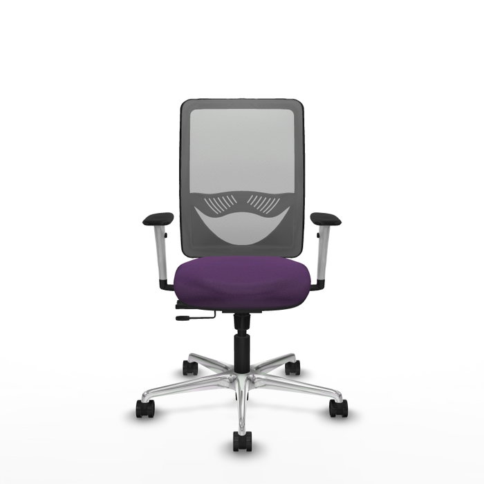 PIQUERAS Y CRESPO Silla de oficina Zulema con mecanismo Sincro/Traslack, Morado y Gris PIQUERAS Y CRESPO Silla de oficina Zulema con mecanismo Sincro/Traslack, Morado y Gris