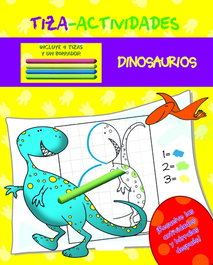 SUSAETA EDICIONES, Tiza-actividades dinosaurios - SUSAETA EDICIONES