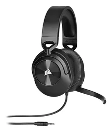 Corsair HS55 STEREO Auriculares Gaming Alámbricos Circumaural Carbono